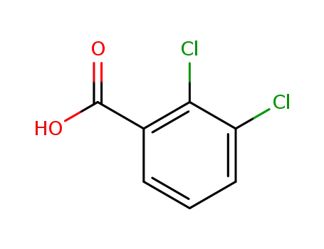 Molecular Structure of 50-45-3 (2,3-Dichlorobenzoic acid)