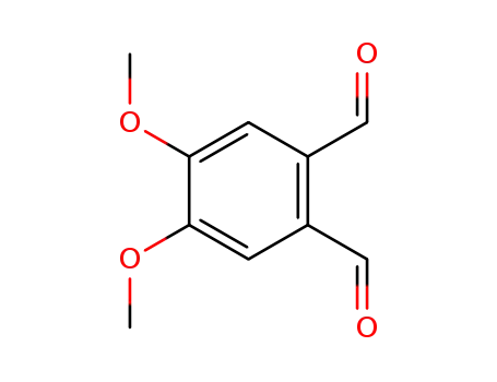 Molecular Structure of 43073-12-7 (4,5-dimethoxybenzene-1,2-dicarbaldehyde)