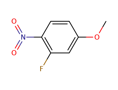 Molecular Structure of 446-38-8 (3-Fluoro-4-nitroanisole)