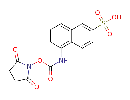 5-amino-2-naphthalenesulfonic acid-N-hydroxysuccinimidyl carbamate