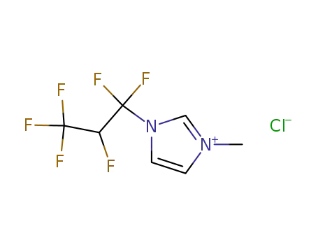 1-methyl-3-(1,1,2,3,3,3-hexafluoropropyl)imidazolium chloride
