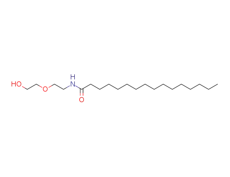 Molecular Structure of 20138-27-6 (Hexadecanamide, N-[2-(2-hydroxyethoxy)ethyl]-)