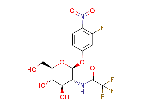 3-fluoro-4-nitrophenyl 2-deoxy-2-trifluoroacetamido-β-D-glucopyranoside