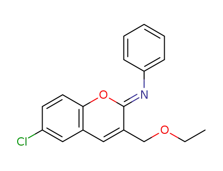 (Z)-6-chloro-3-ethoxymethyl-2-phenylimino-2H-chromene
