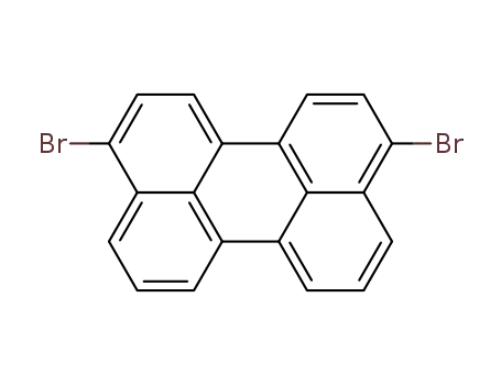 Molecular Structure of 85514-20-1 (Perylene, 3,10-dibromo-)