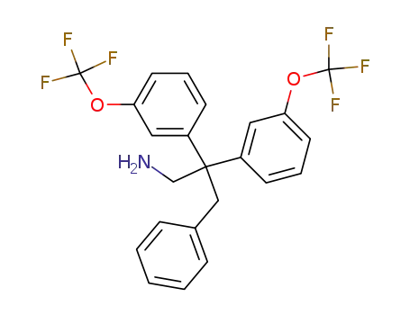 3-phenyl-2,2-bis(3-(trifluoromethoxy)phenyl)propan-1-amine