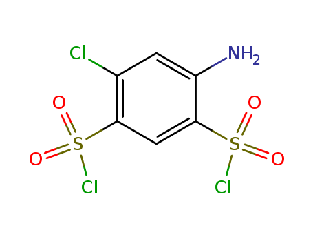 671-89-6,4-AMINO-6-CHLORO-BENZENE-1,3-DISULFONYL DICHLORIDE,m-Benzenedisulfonylchloride, 4-amino-6-chloro- (6CI,7CI,8CI);4-Amino-6-chloro-1,3-benzenedisulfonyl chloride;5-Chloro-2,4-dichlorosulfonylaniline;5-Chloroaniline-2,4-disulfonyl dichloride;4-Amino-6-chloro-benzene-1,3-disulfonyl dichloride;