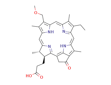 3-devinyl-31-methoxymethyl-132-demethoxycarbonylpheophorbide-a