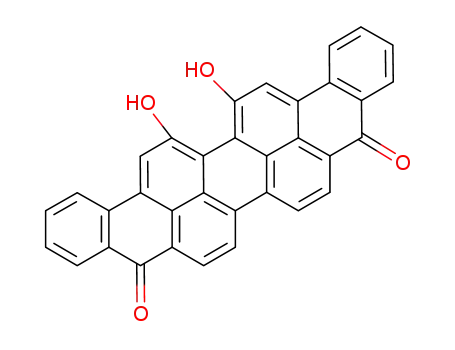 Molecular Structure of 128-59-6 (DIHYDROXYDIBENZANTHRONE)