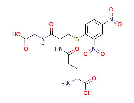 Molecular Structure of 26289-39-4 (S-(2,4-Dinitrophenyl)-Glutathione)