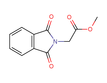 Molecular Structure of 23244-58-8 (methyl-2-phtalimidoacetate)
