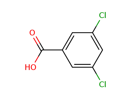Molecular Structure of 51-36-5 (3,5-Dichlorobenzoic acid)