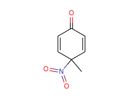 Molecular Structure of 62622-59-7 (2,5-Cyclohexadien-1-one, 4-methyl-4-nitro-)