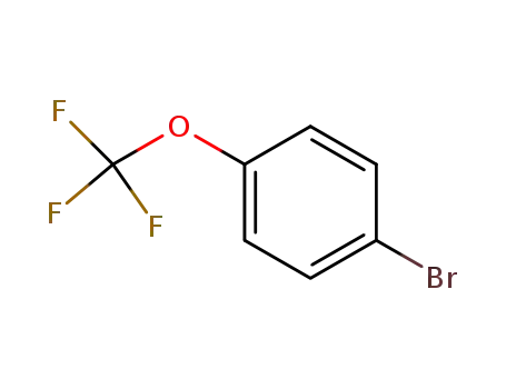 Molecular Structure of 407-14-7 (1-Bromo-4-(trifluoromethoxy)benzene)
