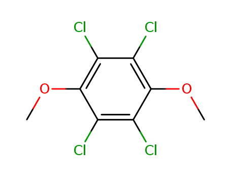 Molecular Structure of 944-78-5 (1,2,4,5-tetrachloro-3,6-dimethoxybenzene)