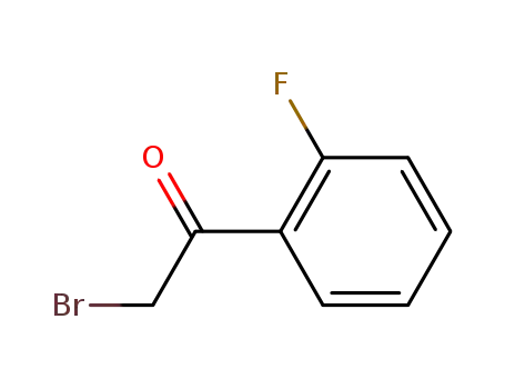 Molecular Structure of 655-15-2 (2-Bromo-2'-fluoroacetophenone)