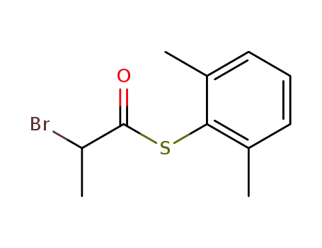 S-2,6-dimethylphenyl α-bromothiopropionate