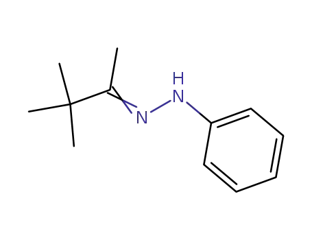 Molecular Structure of 39263-43-9 (2-Butanone, 3,3-dimethyl-, phenylhydrazone)
