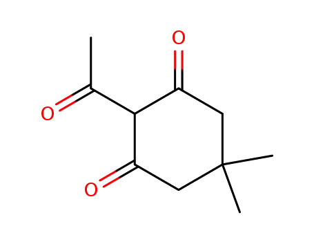 Molecular Structure of 1755-15-3 (2-ACETYLDIMEDONE)