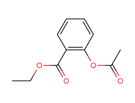 Molecular Structure of 529-68-0 (ETHYL 2-ACETOXYBENZOATE)
