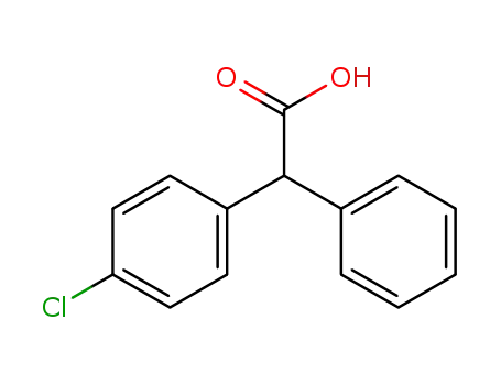 Molecular Structure of 21771-88-0 (2-(4-CHLOROPHENYL)-2-PHENYLACETIC ACID)
