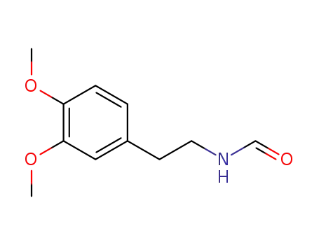Molecular Structure of 14301-36-1 (N-[2-(3,4-dimethoxyphenyl)ethyl]formamide)