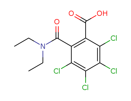 2,3,4,5-tetrachloro-6-(diethylcarbamoyl)benzoic acid