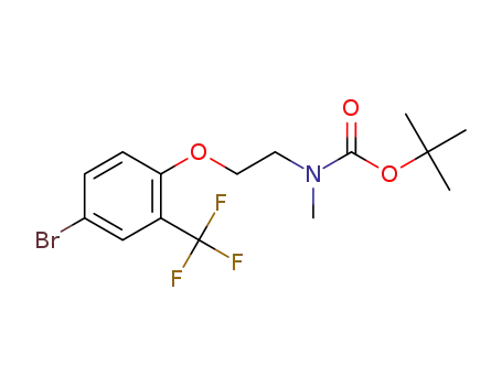 tert-butyl 2-(4-bromo-2-(trifluoromethyl)phenoxy)ethyl(methyl)carbamate