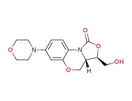 (3R,3aS)-3-(hydroxymethyl)-7-morpholino-3a,4-dihydrobenzo[b]oxazolo[3,4-d][1,4]oxazin-1(3H)-one