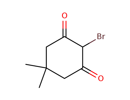 Molecular Structure of 1195-91-1 (2-BROMO-5,5-DIMETHYL-1,3-CYCLOHEXANDIONE)