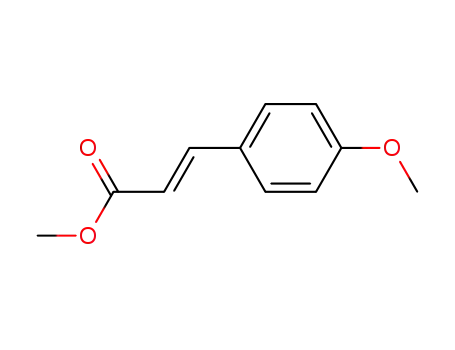 Molecular Structure of 3901-07-3 (methyl (E)-p-methoxycinnamate)
