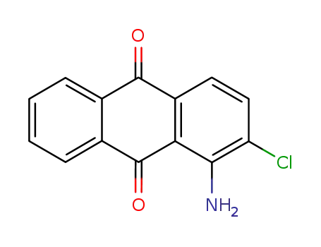 Molecular Structure of 117-07-7 (1-amino-2-chloroanthraquinone)
