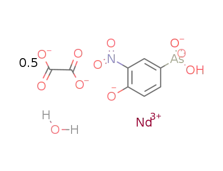 [Nd2(4-hydroxy-3-nitrophenylarsonic acid-2H)2(oxalato)(H2O)2]