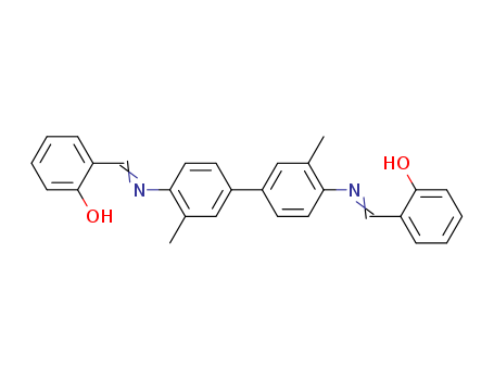 Molecular Structure of 16182-38-0 (Phenol,
2,2'-[(3,3'-dimethyl[1,1'-biphenyl]-4,4'-diyl)bis(nitrilomethylidyne)]bis-)
