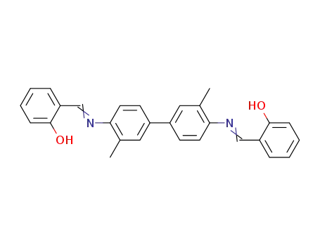 Molecular Structure of 16182-38-0 (Phenol,
2,2'-[(3,3'-dimethyl[1,1'-biphenyl]-4,4'-diyl)bis(nitrilomethylidyne)]bis-)