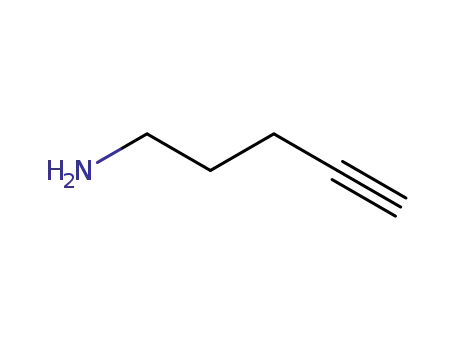 Molecular Structure of 15252-44-5 (4-Pentyn-1-amine)