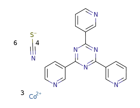 Co3(tris-(3-pyridyl)triazine)4(NCS)6