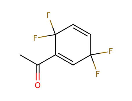 1-(3,3,6,6-tetrafluoro-1,4-cyclohexyldienyl)-1-ethanone