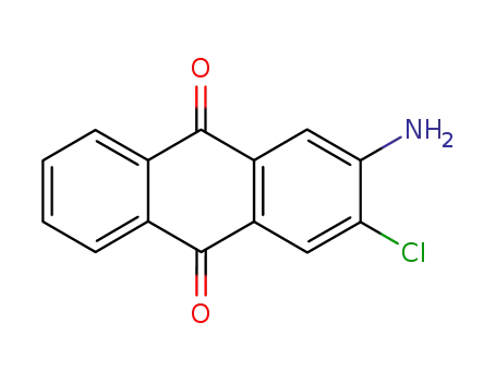 Molecular Structure of 84-46-8 (2-amino-3-chloro-anthraquinon)