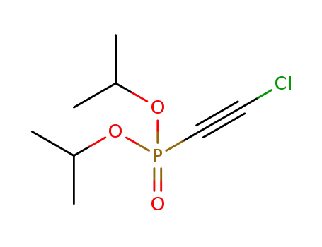 Molecular Structure of 41459-62-5 (Phosphonic acid, (chloroethynyl)-, bis(1-methylethyl) ester)