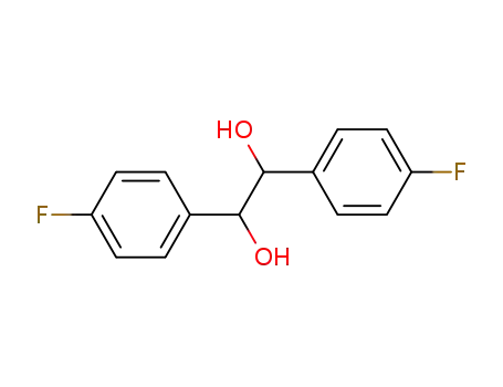 Molecular Structure of 24133-58-2 (1,2-Ethanediol, 1,2-bis(4-fluorophenyl)-)