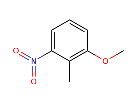 Molecular Structure of 4837-88-1 (2-Methyl-3-nitroanisole)