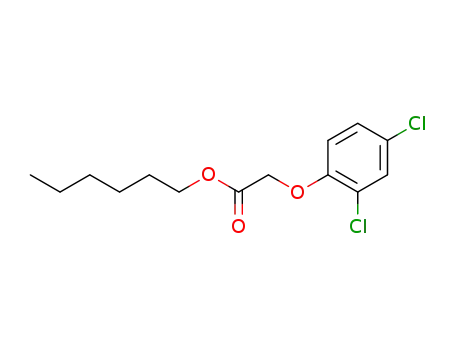 Molecular Structure of 1917-95-9 (hexyl 2,4-dichlorophenoxyacetate)