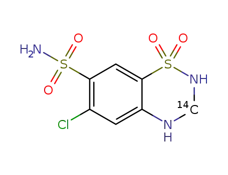 [3-14C]hydrochlorothiazide
