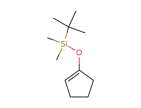 Molecular Structure of 68081-15-2 (Silane, (1-cyclopenten-1-yloxy)(1,1-dimethylethyl)dimethyl-)