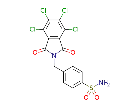 4-((4,5,6,7-tetrachloro-1,3-dioxoisoindolin-2-yl)methyl)benzenesulfonamide