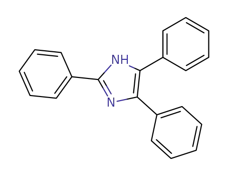 Molecular Structure of 484-47-9 (2,4,5-TRIPHENYLIMIDAZOLE)