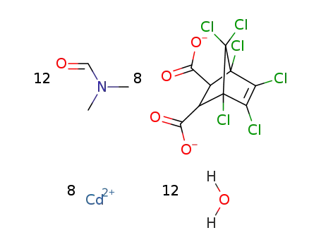 [Cd8(chlorendic acid(-2H))8(N,N-dimethylformamide)4(H2O)12]·8(N,N-dimethylformamide)