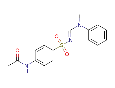 N-[4-({(E)-[methyl(phenyl)amino]methylidene}sulfamoyl)phenyl]acetamide