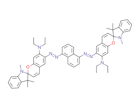 3,3'-[naphthalene-1,5-diylidi(E)diazene-2,1-diyl]bis(4,4'-diethylamino-6-hydroxy benzaldehyde)